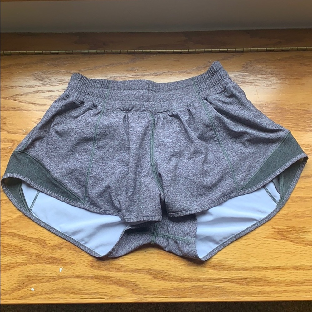 Grey lulu lemon shorts